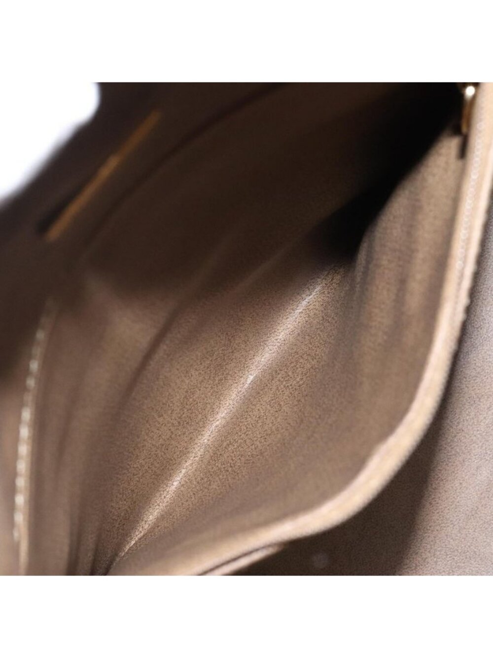 Authentic Christian Dior Shoulder Bag Leather Brown Gold - Picture 4 of 16